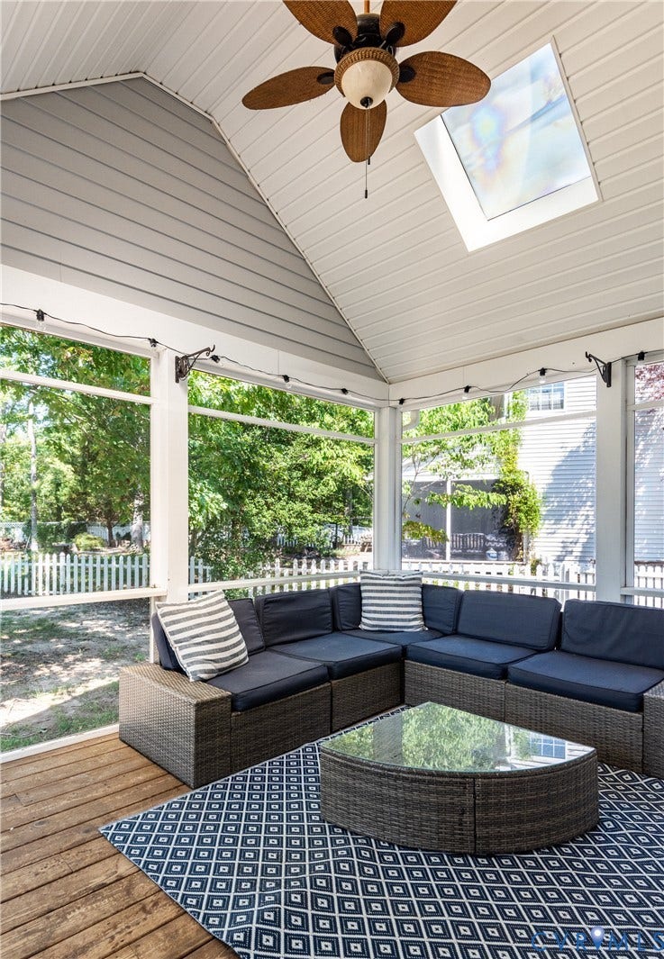 16100 Hampton Summit Drive, Chesterfield, VA 23832 Screened porch