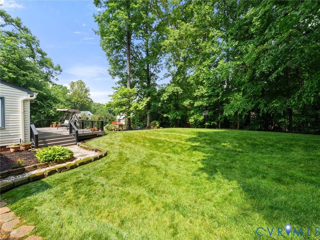 9700 Stemwell Court, Bexley West, North Chesterfield, VA 23236 Back yard