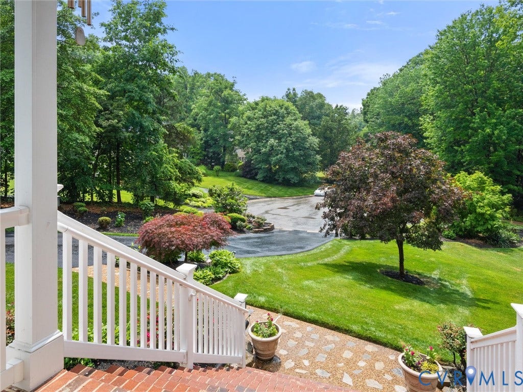 9700 Stemwell Court, Bexley West, North Chesterfield, VA 23236 Beautiful view from the front door
