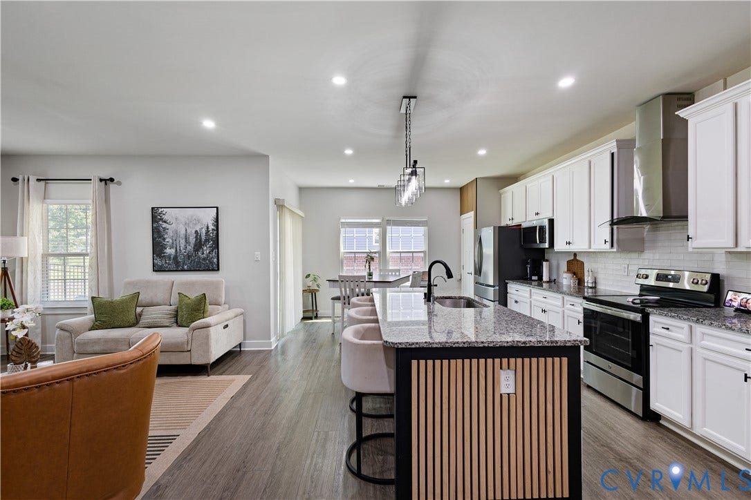 4818 Stavely Road, Womack Green, Chester, VA 23831 Open-concept area