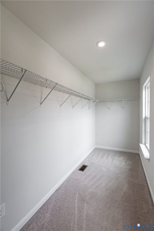 11419 Dunmore Mill Court, Chester, VA 23831 Walk-in closet featuring wire shelving, recessed lighting, and a single window