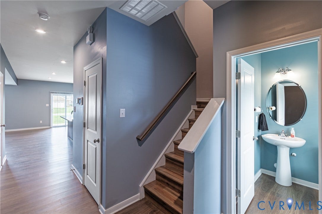 11419 Dunmore Mill Court, Chester, VA 23831 Open-concept flooring with wood-finish flooring
