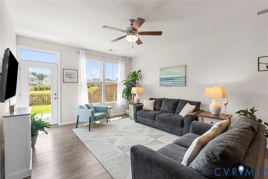10633 Braden Parke Drive, Chesterfield, VA 23832 Door to great fenced yard and patio.