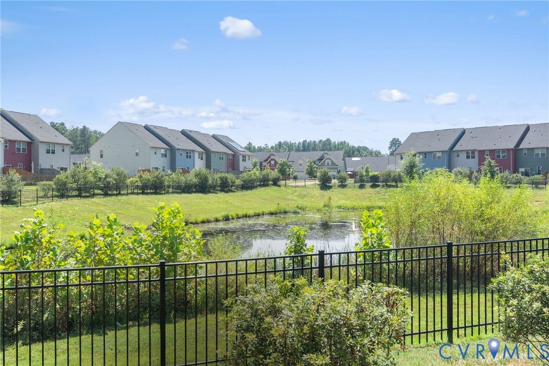 10633 Braden Parke Drive, Chesterfield, VA 23832 Great view of the pond to enjoy a relaxing evening.