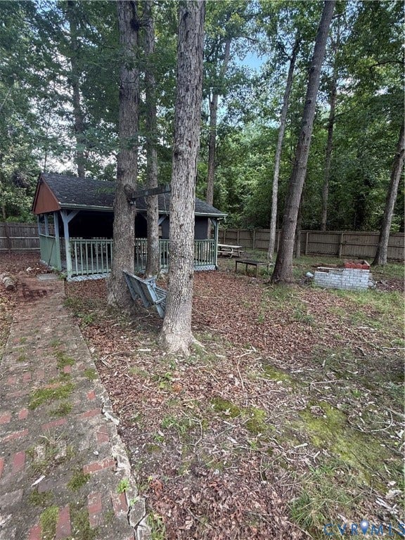 3430 The Loop Rd, Glendale, Montross, VA 23231 Detached covered porch with wood railing