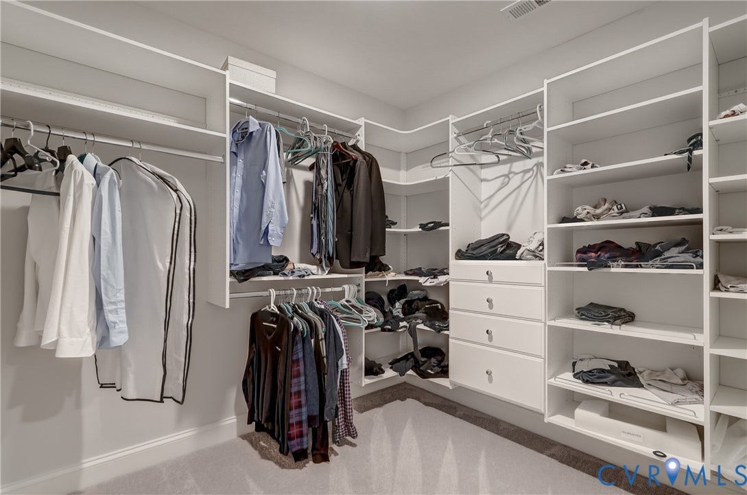 11515 Grey Oaks Estates Run, Grey Oaks Estates, Glen Allen, VA 23059 Large closet between bathroom and bedroom