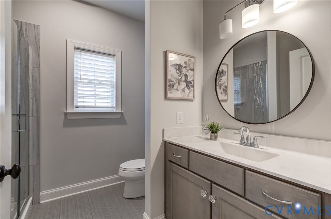 11515 Grey Oaks Estates Run, Grey Oaks Estates, Glen Allen, VA 23059 1st floor full bath with walk in shower