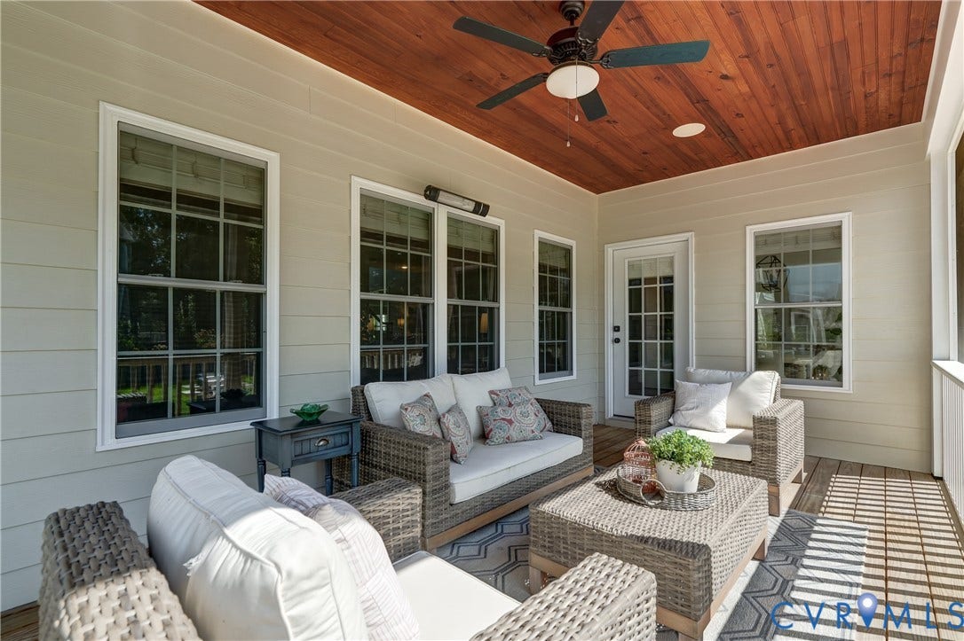 11515 Grey Oaks Estates Run, Grey Oaks Estates, Glen Allen, VA 23059 Back screened porch
