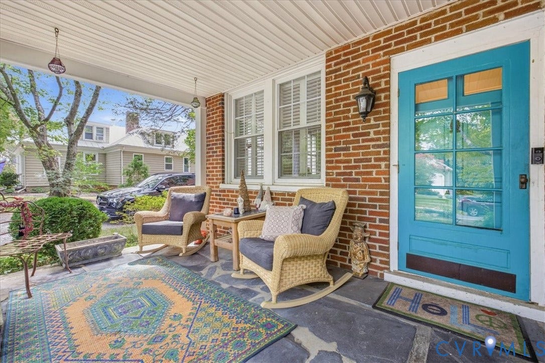 4702 New Kent Avenue, Westover Hills, Richmond, VA 23225 Cozy front porch