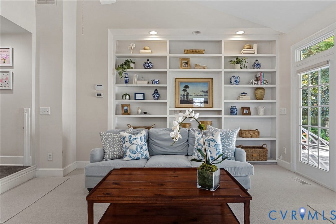 Family Room with Wonderful Built-Ins