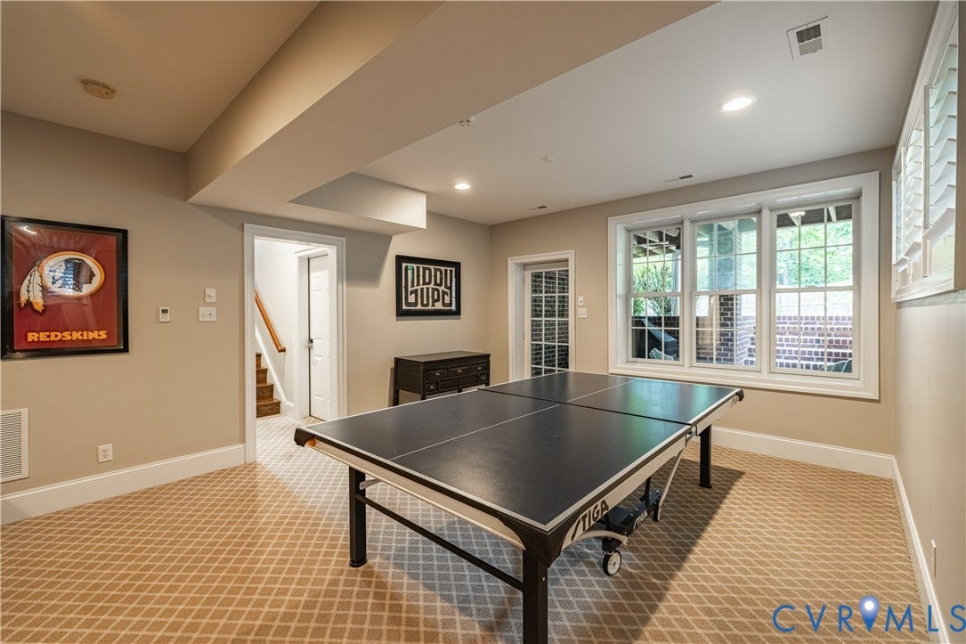 12917 Holmbank Lane, Henrico, VA 23233 Ping pong/ Billiard area