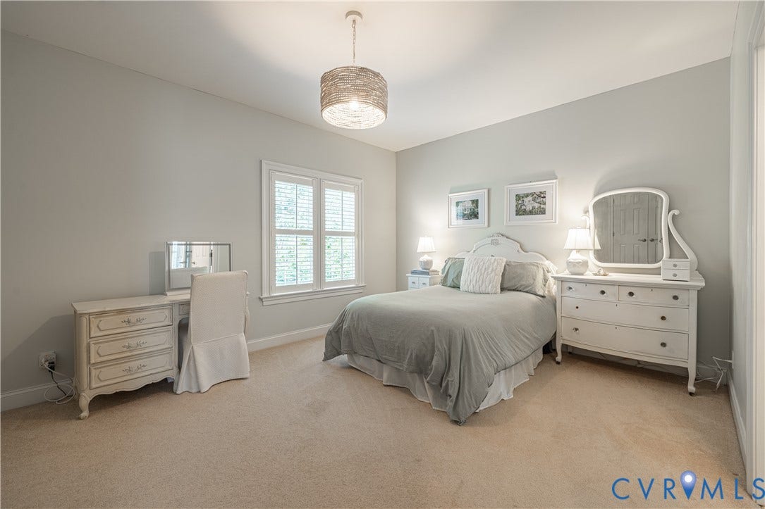 12917 Holmbank Lane, Henrico, VA 23233 Rear bedroom, Window with plantation shutters