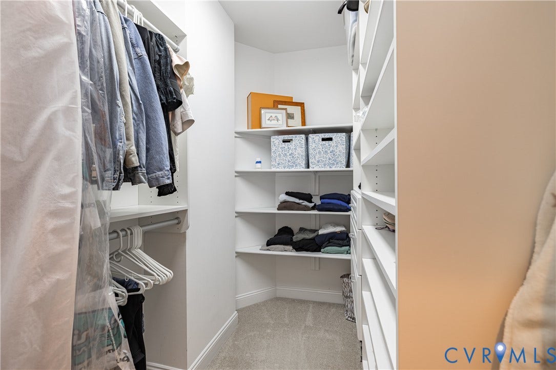 12917 Holmbank Lane, Henrico, VA 23233 Walk-in closet featuring built-in shelving