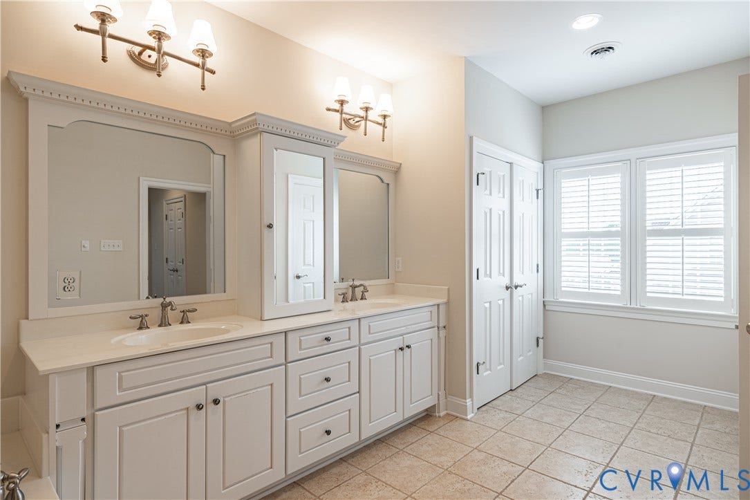 12917 Holmbank Lane, Henrico, VA 23233 Primary bath with furniture style vanity