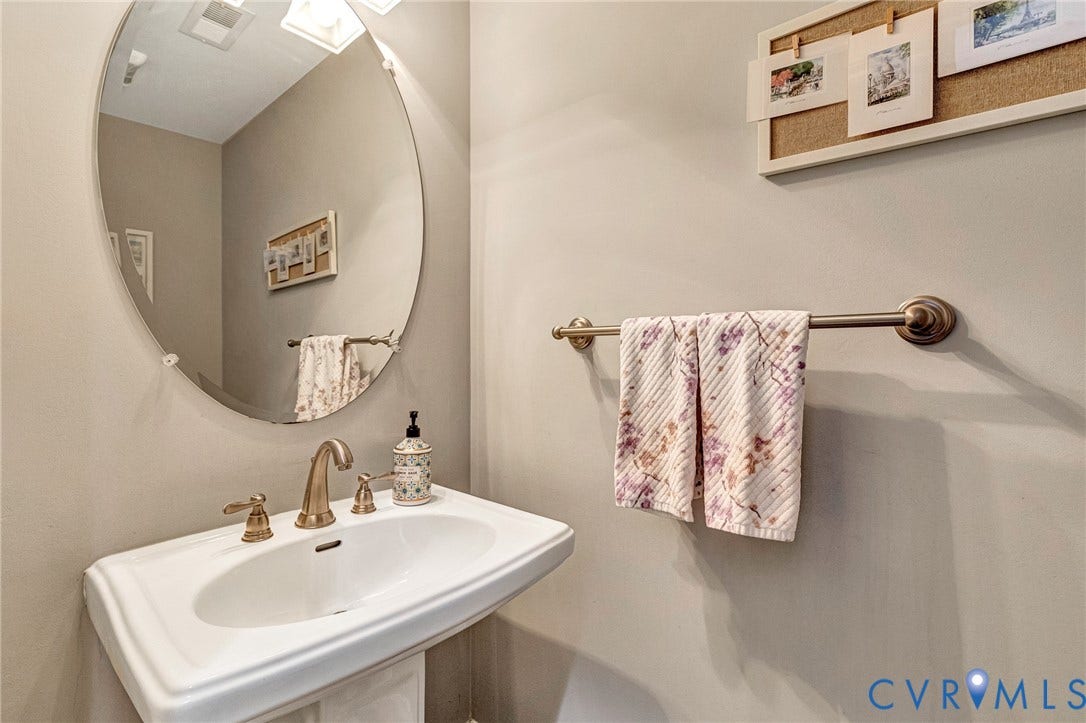 9424 Creek Summit Circle, Creeks Edge At Stony Point, Richmond, VA 23235 First floor half bathroom