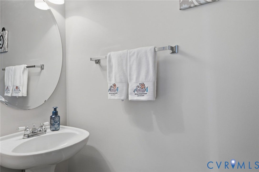 First floor half bath