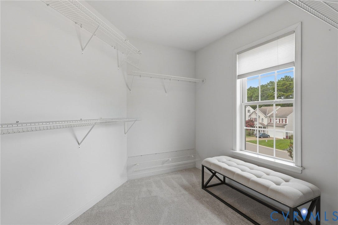 1 of 2 walk-in closets