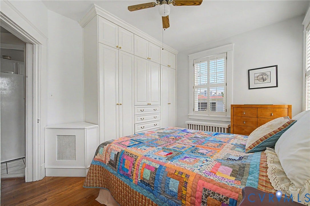 1st Floor Primary Bedroom with Built ins