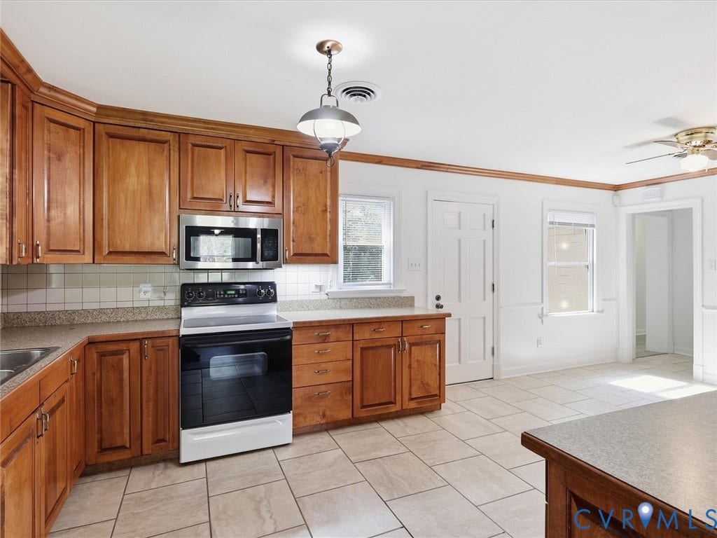 2301 Raymond Avenue, Henrico, VA 23228 Large open concept kitchen also feels traditional and not "too open"
