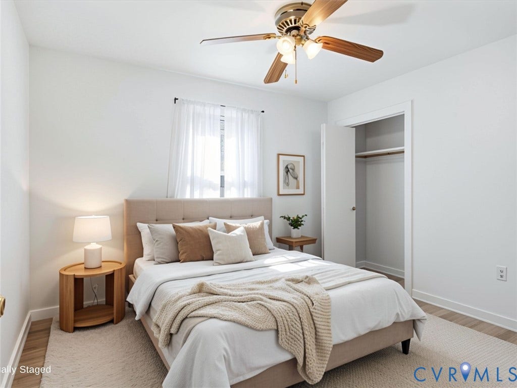 2301 Raymond Avenue, Henrico, VA 23228 Bedroom 1, New Flooring and Paint Very Private!
