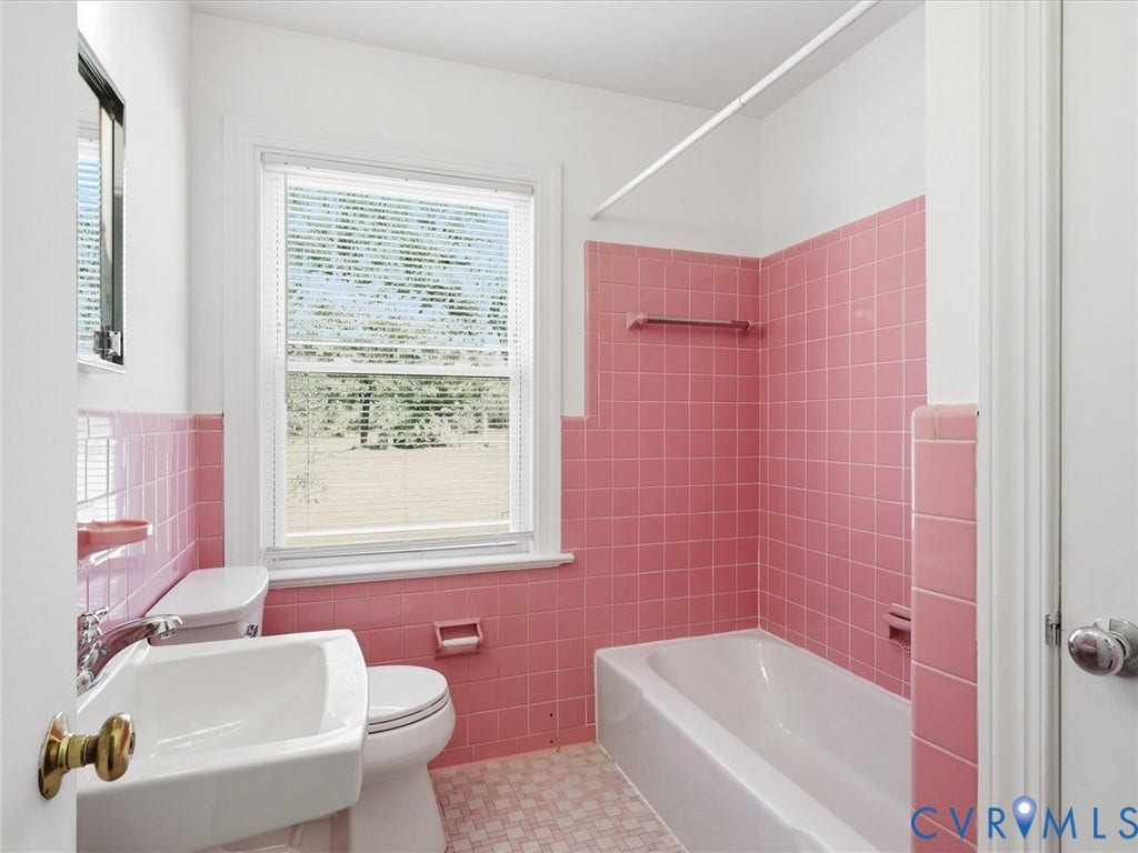 2301 Raymond Avenue, Henrico, VA 23228 Gorgeous original Mid Century Modern Bathroom!