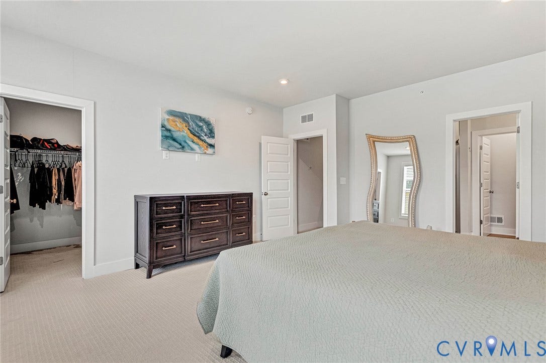 528 Greybull Walk, #B, Glen Allen, VA 23233 Neutral-toned carpet flooring, recessed ceiling lighting, and multiple doorways