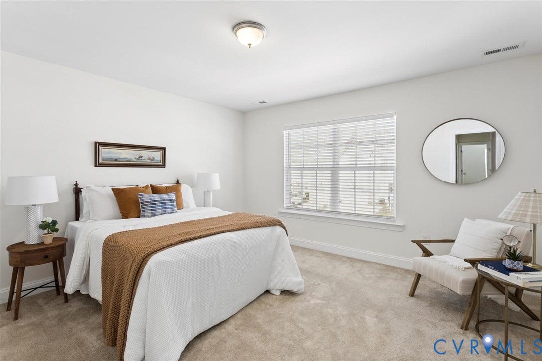 Spacious Primary Bedroom with great sized walk in closet.