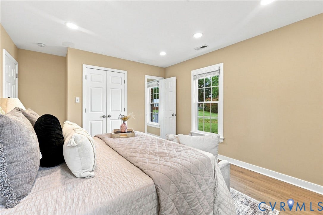 3221 Clintwood Road, Midlothian, VA 23112 Recessed lighting, wood-finish flooring, multiple windows, and paneled doors
