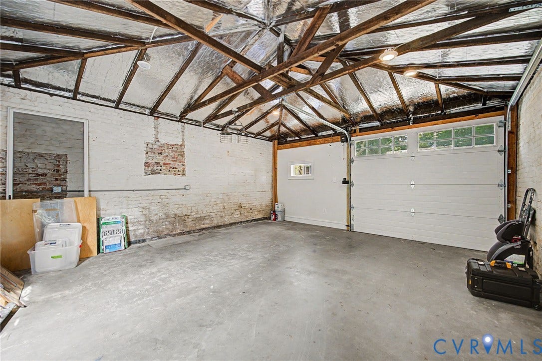 The prior owner used the garage as a home office, the space is conditioned.  The current owners have only used it for a garage and for storage.