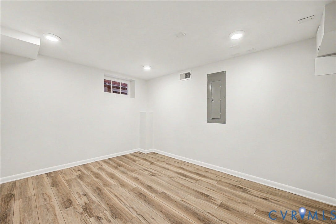 Basement room.