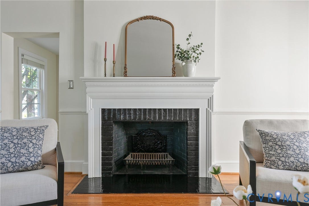 4003 Kensington Avenue, Malvern Gardens, Richmond, VA 23221 Woodburning FP