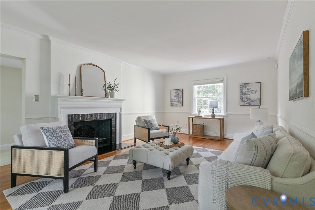 4003 Kensington Avenue, Malvern Gardens, Richmond, VA 23221 Woodburning FP