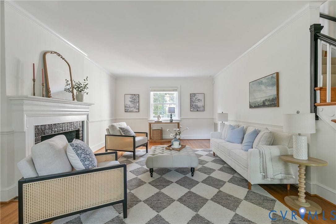4003 Kensington Avenue, Malvern Gardens, Richmond, VA 23221 Woodburning FP