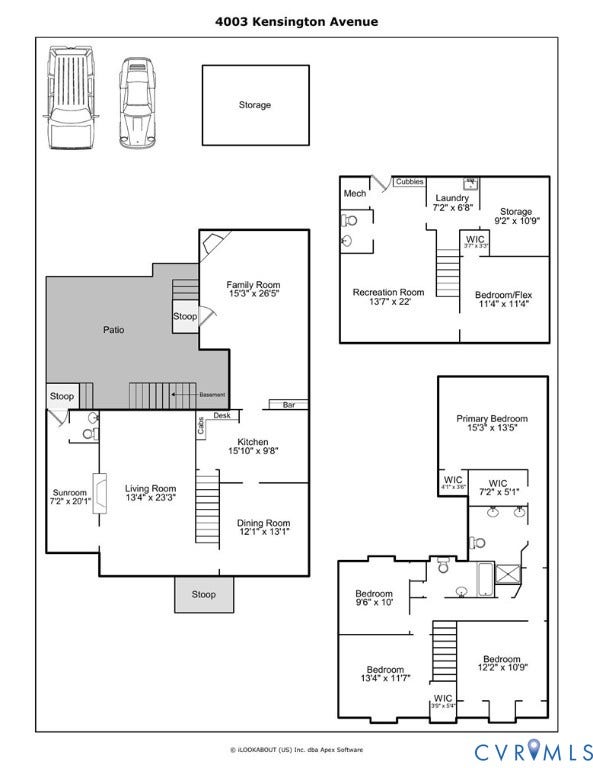 4003 Kensington Avenue, Malvern Gardens, Richmond, VA 23221 Floor plan