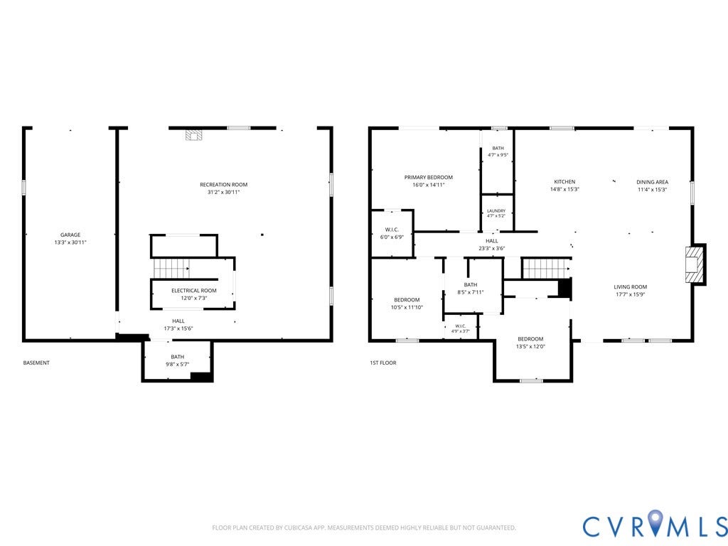 1577 Moody Town Road, Bumpass, VA 23024 Floor plan
