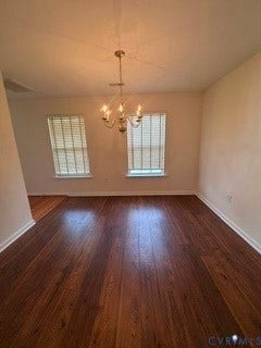 Actual open dining space.