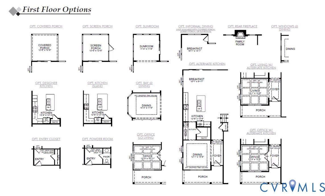3911 Jett Court, Olivers Trail, Gum Spring, VA 23065 First Floor Options