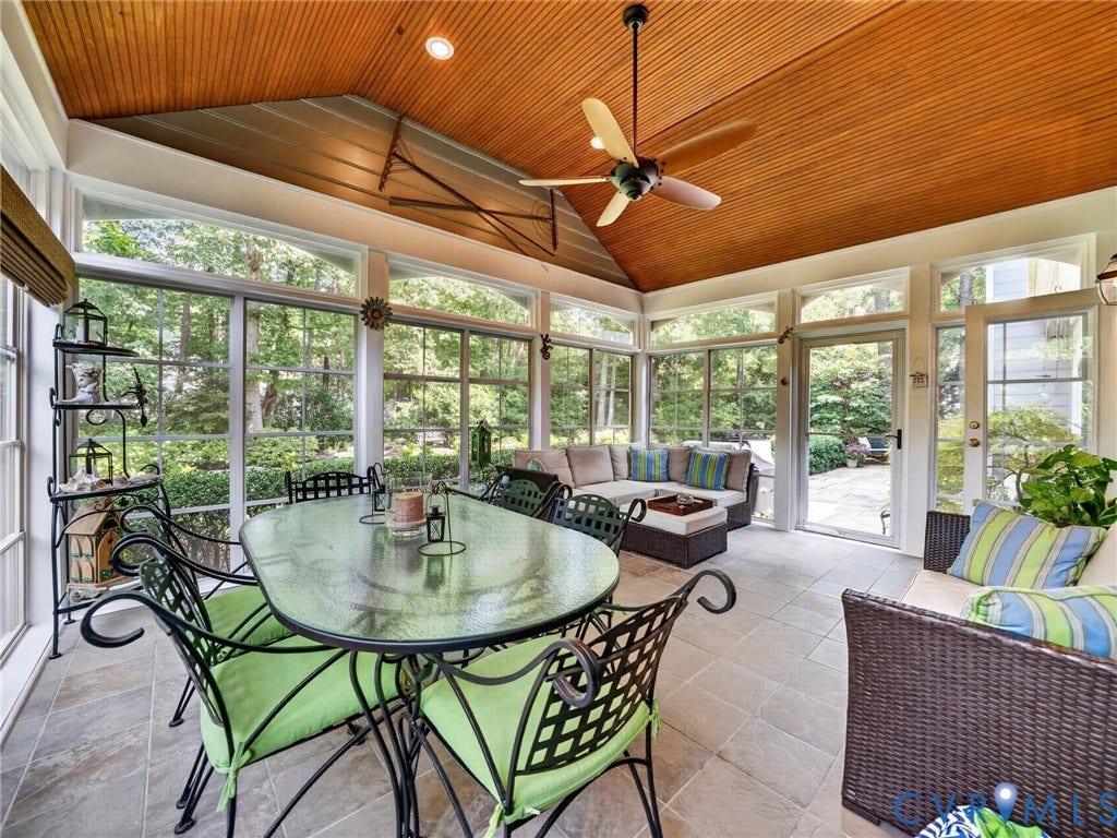 4007 College Valley Court, Henrico, VA 23233 Heated & Cooled 4 Season Porch with Eze Breeze Windows