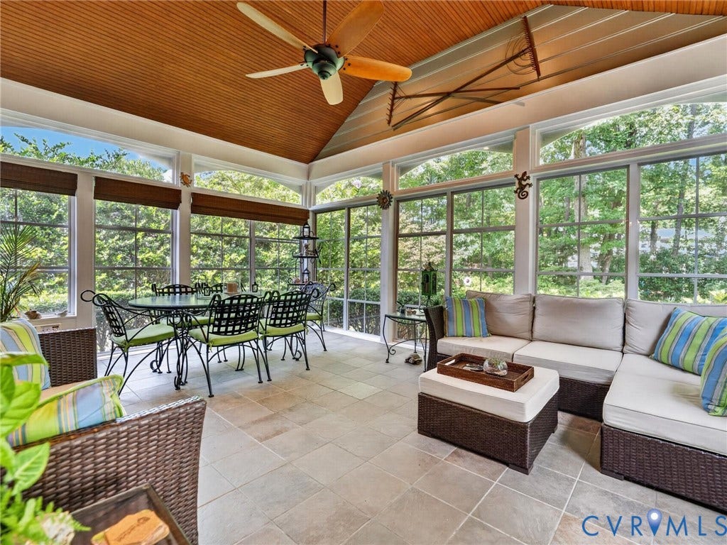 4007 College Valley Court, Henrico, VA 23233 Heated & Cooled 4 Season Porch with Eze Breeze Windows
