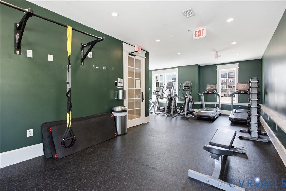 2010 Libbie Lake West Street, #B, Libbie Mill - Midtown, Henrico, VA 23230 Workout area