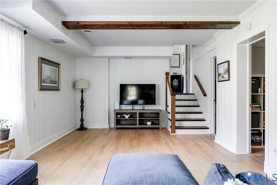 Lower level den