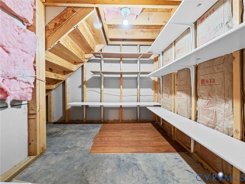 3824 Coles Point Way, Glen Allen, VA 23060 Additional Storage accessed through door in downstairs guest bathroom.