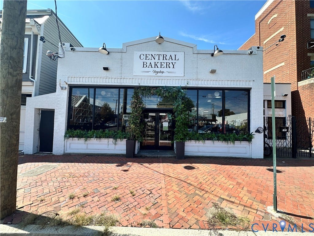 1910 W Main Street, The Historic Fan District, Richmond, VA 23220 Central Bakery, just over a block away!