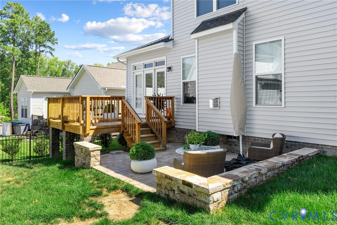 12906 Craftsbury Court, Midlothian, VA 23112 Newly installed custom-paver patio