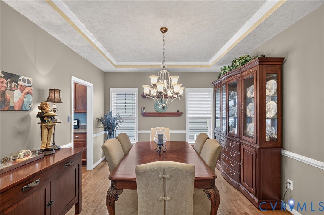 937 Gorham Court, Midlothian, VA 23114 View of Dining Room from Foyer