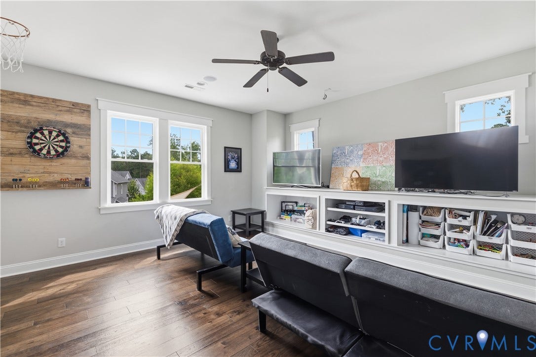 16206 Mitchells Mill Court, Midlothian, VA 23112 2nd floor loft. Perfect for a movie room, gym or private office space.