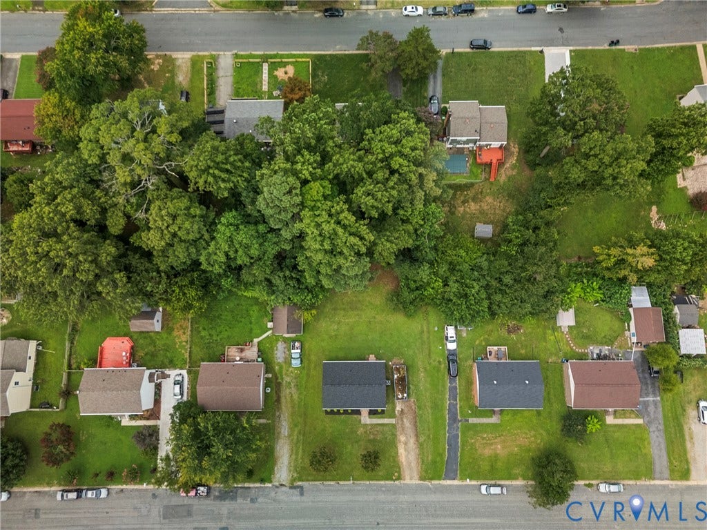 3924 Lamplighter Drive, Richmond, VA 23234 Aerial perspective showcasing a residential street with multiple properties