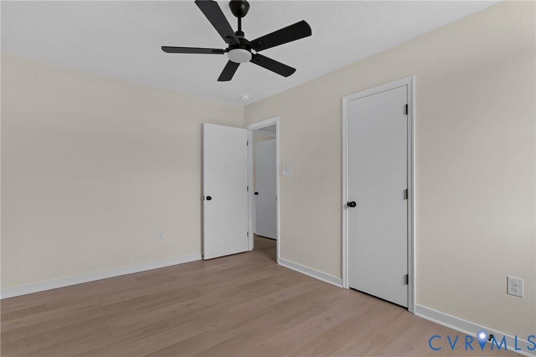 3924 Lamplighter Drive, Richmond, VA 23234 Room featuring light wood-finish flooring, light neutral-toned walls, and white trim