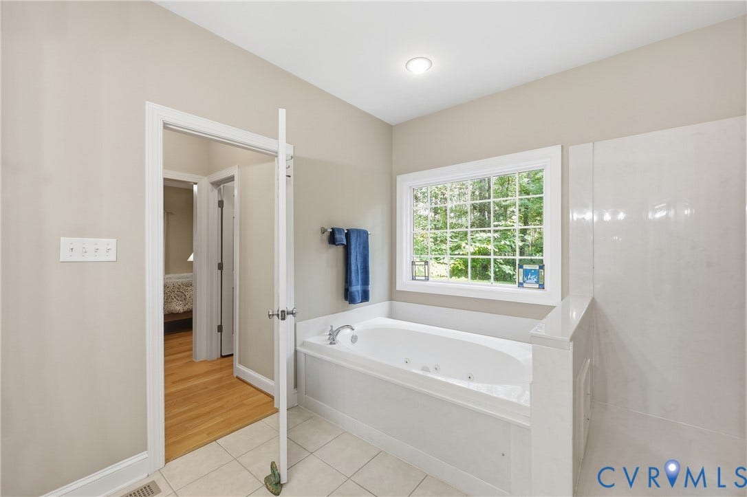 2431 Magnolia Ridge, Michael L Parrish, Maidens, VA 23102 Featuring the luxurious jetted soaking tub and separate shower