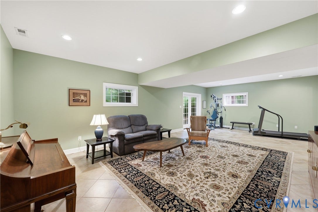 2431 Magnolia Ridge, Michael L Parrish, Maidens, VA 23102 Finished walk-out basement with room for recreation